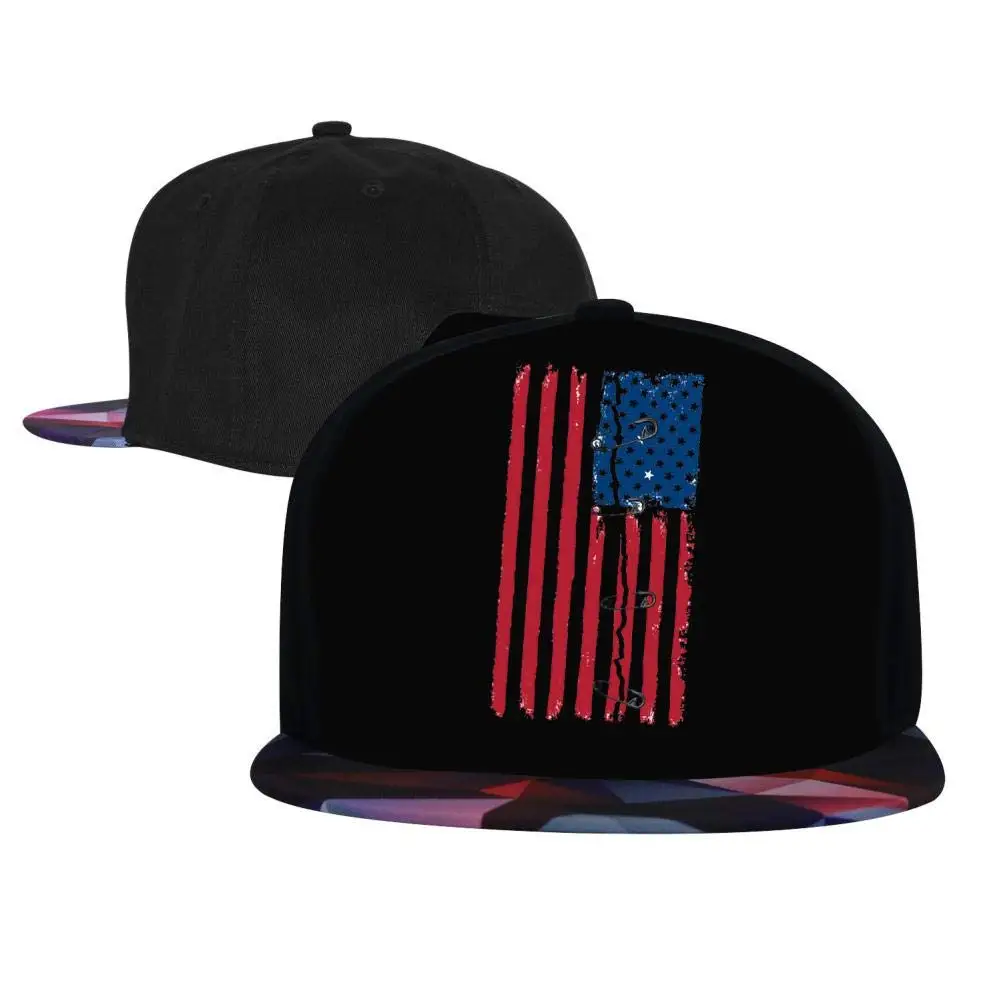 Мужские и женские бейсболки с принтом флага, регулируемые бейсболки в стиле хип-хоп