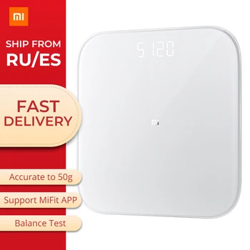 

Original New Xiaomi Mi Smart Scale 2 Generation Health Weight Scale Bluetooth 5.0 Digital Scale Balance Test Work with Mifit APP