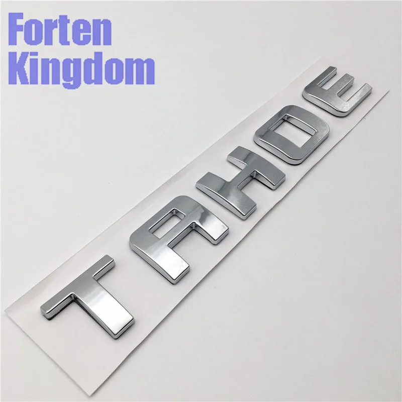 Forten Kingdom 10 шт. для TAHOE хромированная табличка с именем автомобиля 3D надписью