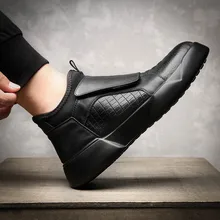 Новинка года; Модные Ботинки martin; мужские кожаные ботинки; высококачественные кожаные ботинки в британском стиле; Повседневная прогулочная обувь; ZM-103