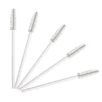 1000Pcs/lot Disposable Micro Eyelash Brushes Mascara Wands Applicator Cosmetic Brushes Comb White Eyelash Extension Makeup Tool 2