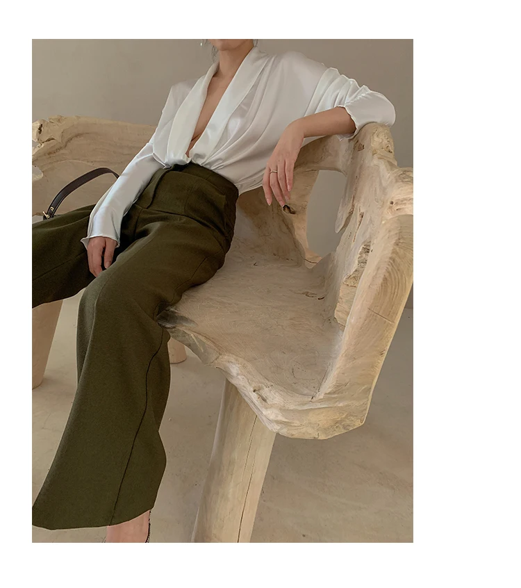 Autumn new French Style Women's Blouse Vintage Victoria Court Silk Blouse Shirts Casual Chemise Tops