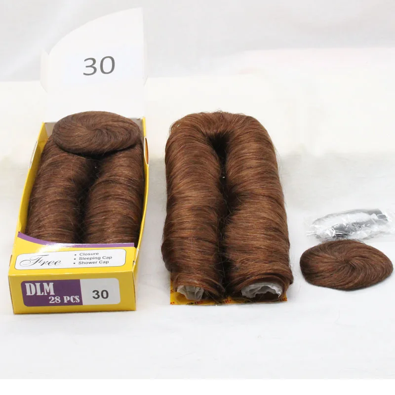 27 Pieces Short Hair Nature Wave Real Human Hair 4