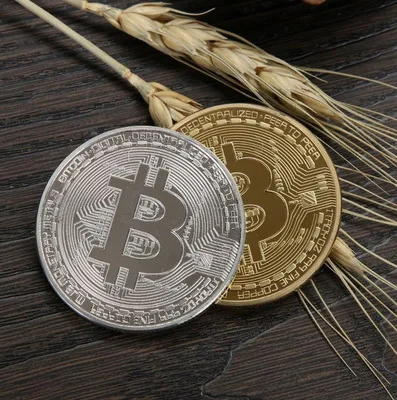 Новые золотые памятные монеты креативный сувенир Биткоин позолоченная монета