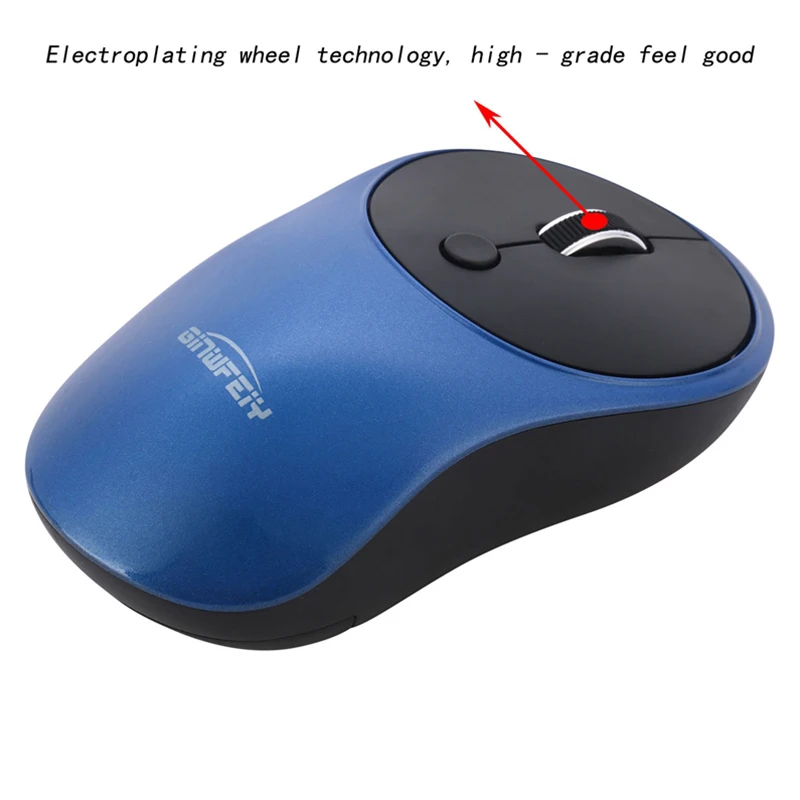 Офисная игровая домашняя компьютерная портативная мышь с 3 регулируемыми dpi 2,4G USB 3,0 перезаряжаемая беспроводная мышь