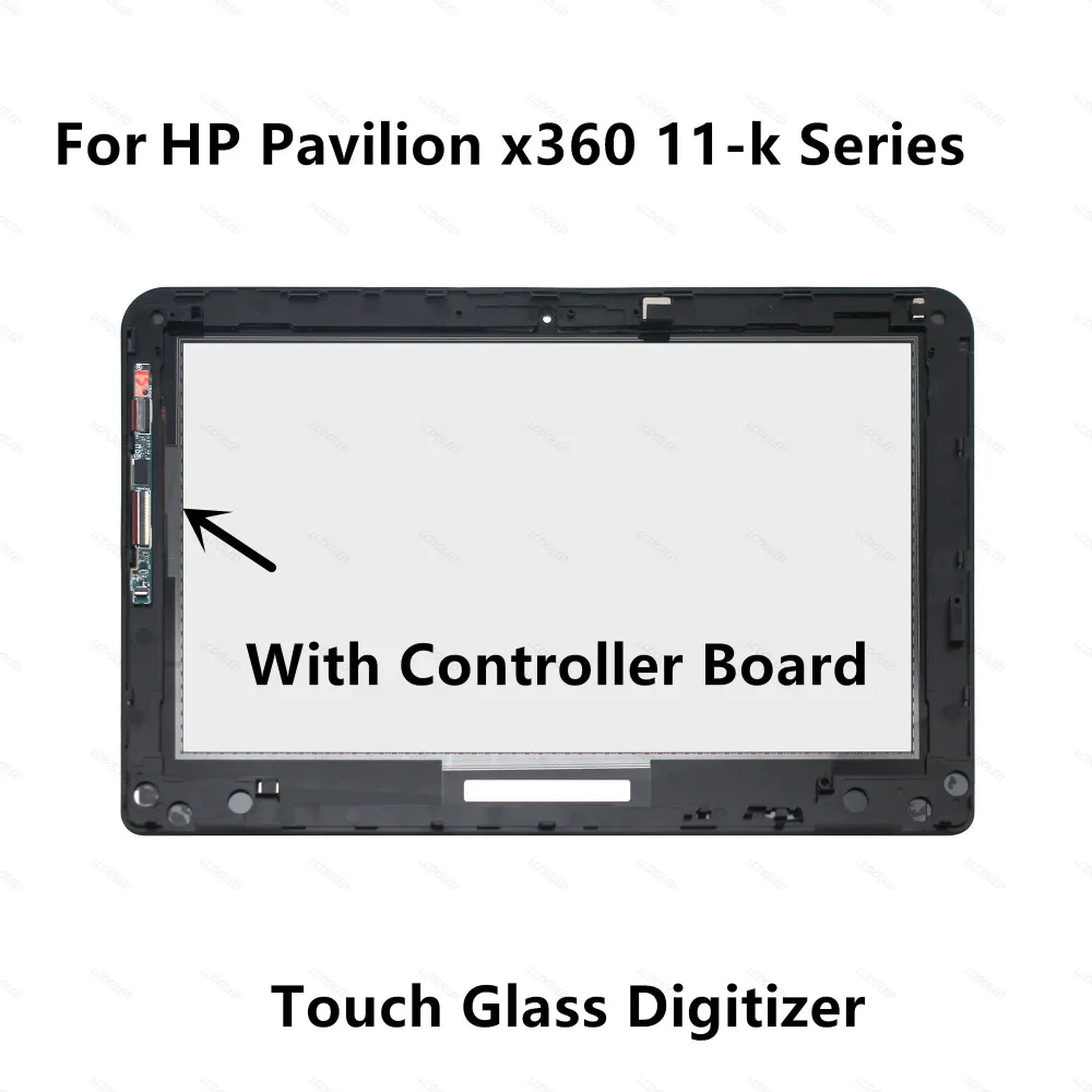 Montagem e Moldura do Display Lcd Digitalizador da Tela Sensível ao Toque Vidro Pavilhão hp 11-k103ns 11-k102la 11-k101la 11-k161la 11-k181la 116