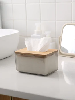 

Toilet Paper Holder Square Tissue Box Container Organizer Dispenser Napkin Tissue Boxes Storage Servilletero Wipe Case BW50ZJ
