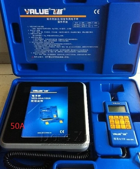 

Refrigerate charging scale VES-50A electronic balance Precision Electronics Balance for refrigeration DHL free shipping