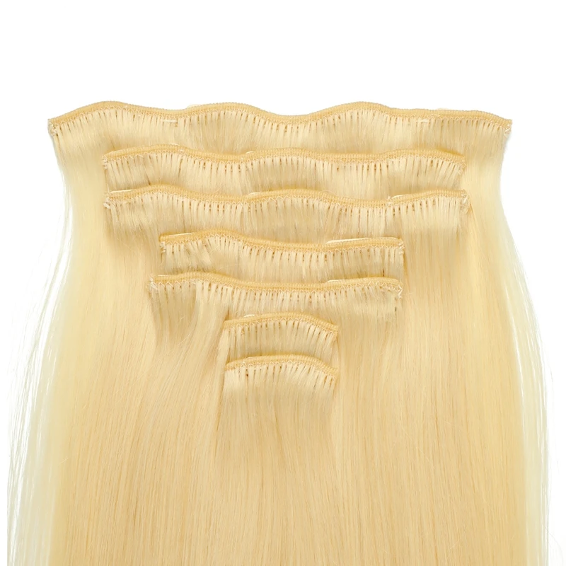 Leshine бразильские натуральные волосы remy#613 блонд 14 дюймов-18 дюймов Натуральные прямые человеческие волосы для наращивания на заколках натуральные волосы