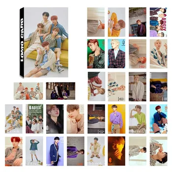

30Pcs/Set AB6IX Photo Card Poster Lomo Cards Self Made Paper HD Photocard Fans Gift Collection