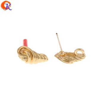 

Cordial Design 100Pcs 8*16MM Jewelry Accessories/Earrings Stud/Hand Made/Knot Shape/Earring Findings/DIY Parts/Jewelry Making