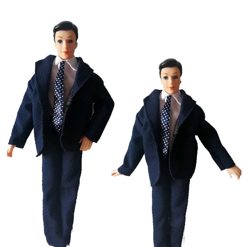 1/6 Ken Clothes Doll Suit Tie Bow Ken Wedding Suit Spotted Tie For Doll Daily Wear Suits Cloth Accessories