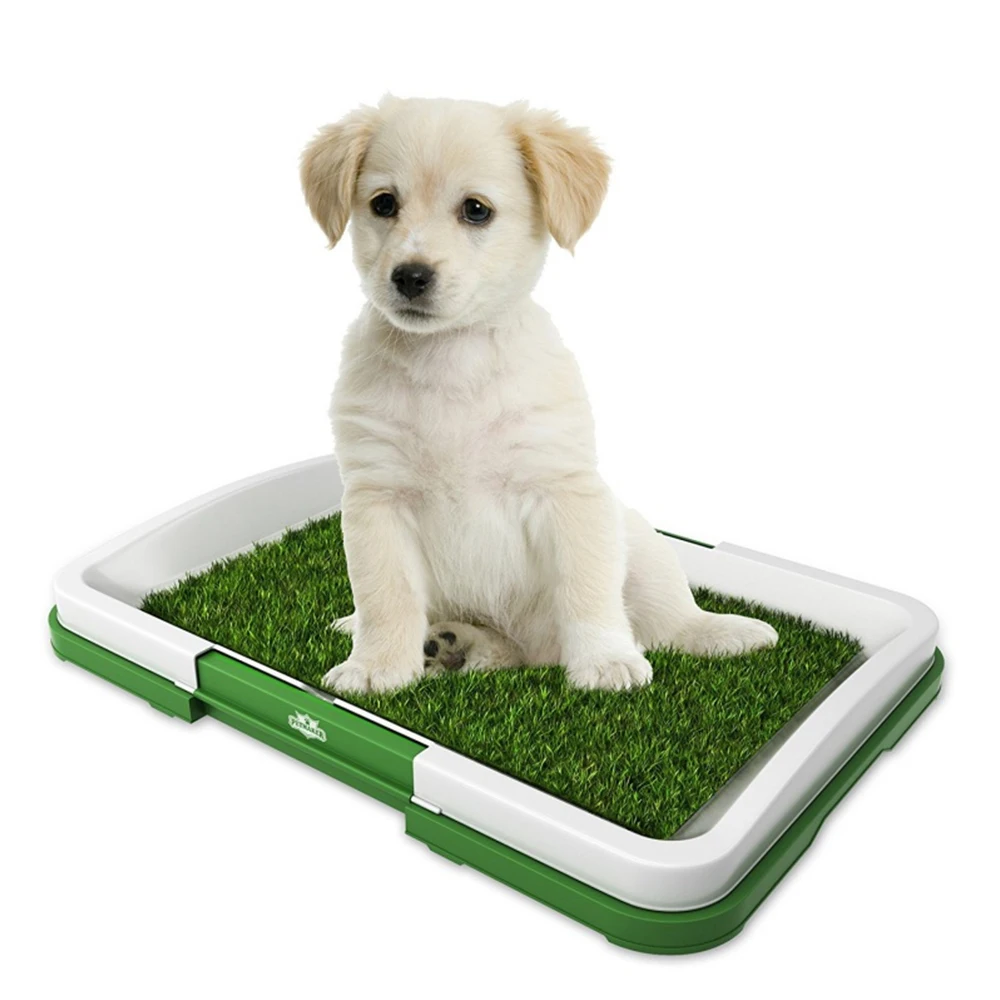Orinal de baño para perros y mascotas, bandeja de arena interior, estera de césped, alfombrilla para orina para perros de compañía, Entrenamiento de mascotas, suministros para mascotas