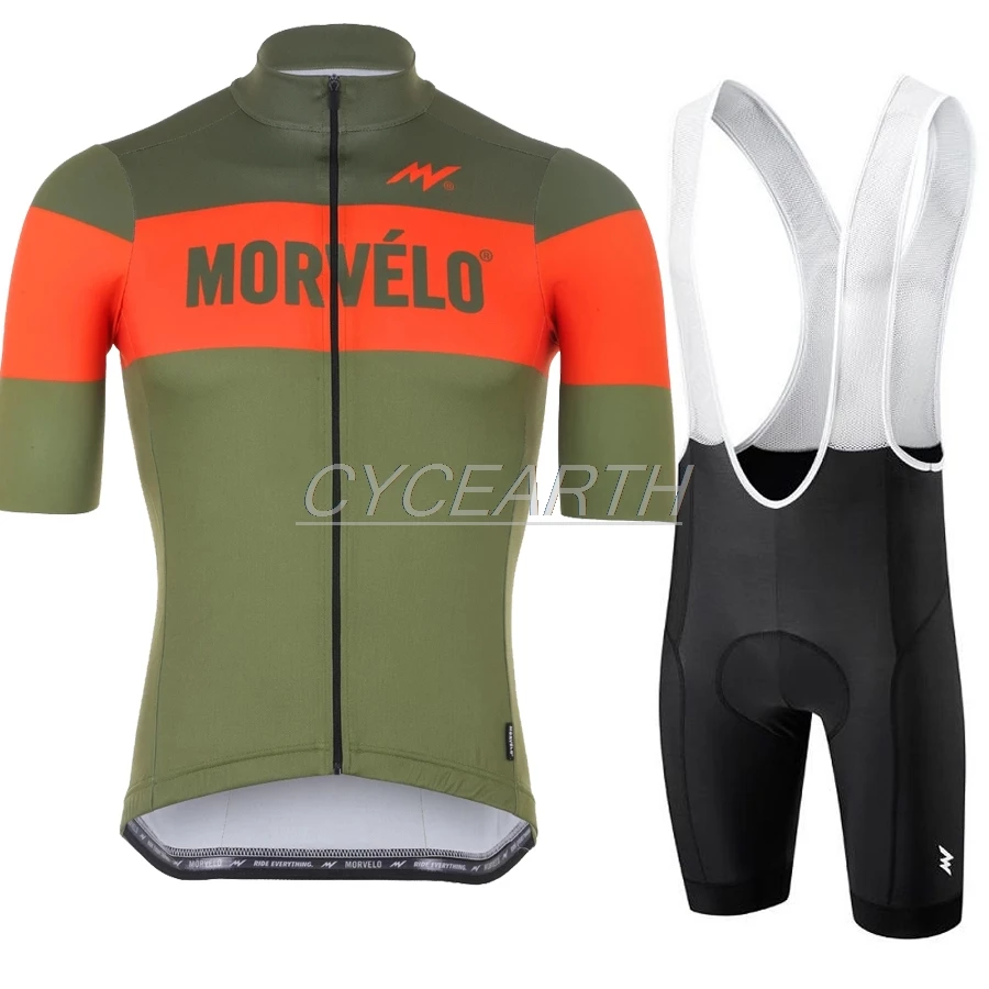Morvelo комплект велосипедной одежды Pro Team велосипед для мужчин велорубашка MTB Racing Ropa Ciclismo Hombre одежда для велоспорта летнее Джерси - Цвет: Pic Color