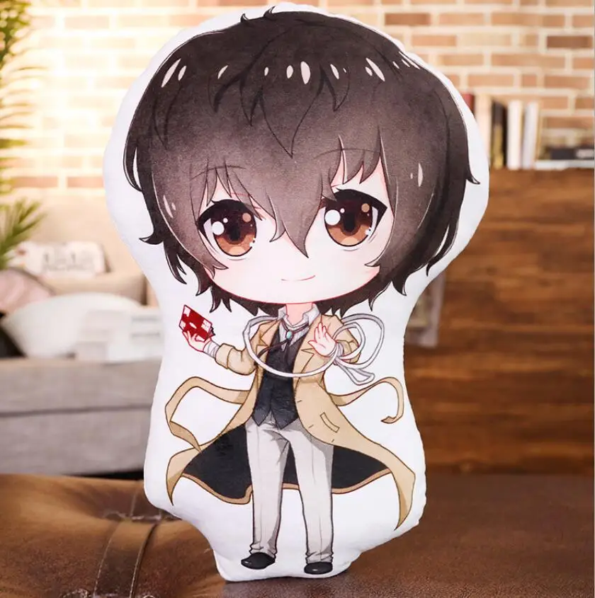 Bungou бродячие собаки дазай Осаму Nakahara Аниме фигурки Мягкие плюшевые игрушки куклы Рождественские подарки косплей дети 25 см