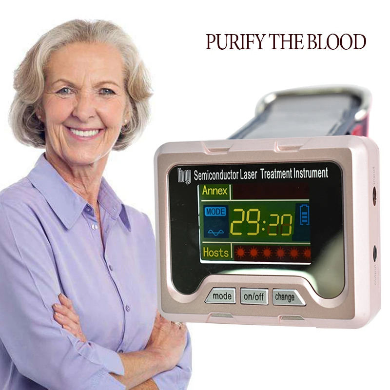 Лазерные часы для лечения ринита и дальнозоркости диабета уровня холестерина