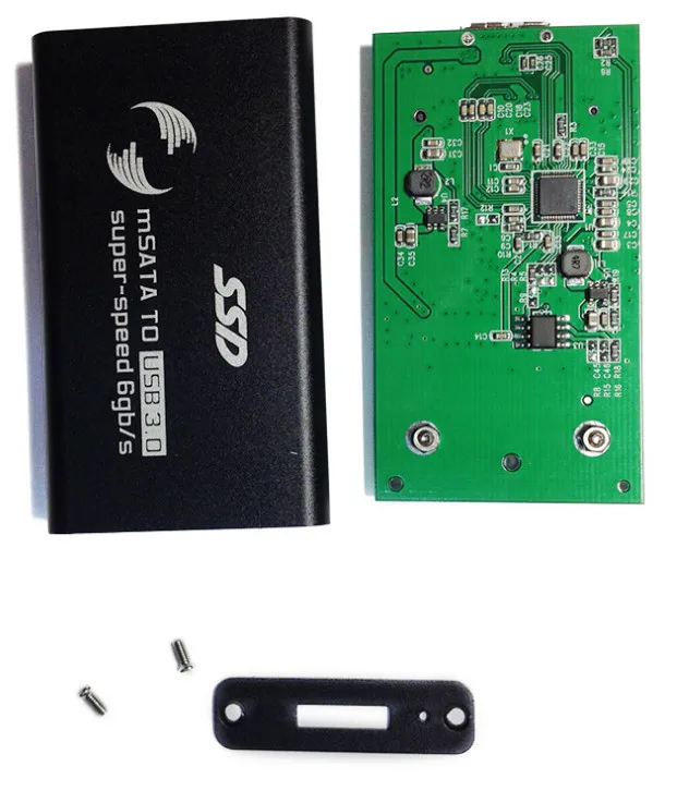 "E ZHOU" EZHE23314 mSATA к USB3.0 мобильный жесткий диск коробка, SSD твердотельный диск коробка M2 NGFF к USB3.0