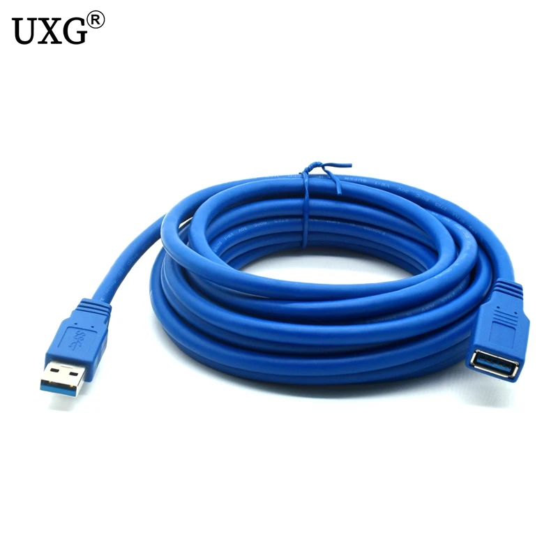 USB Extension Cable USB3.0 Extender Cord Type A Male to Female Micro-B MINI 10pin Data Transfer Lead for Playstation Flash Drive