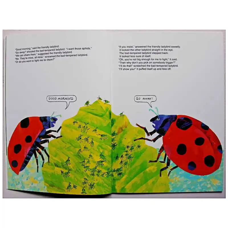 Бад закаленная Божья коровка от Eric Carle обучающая английская книга с картинками