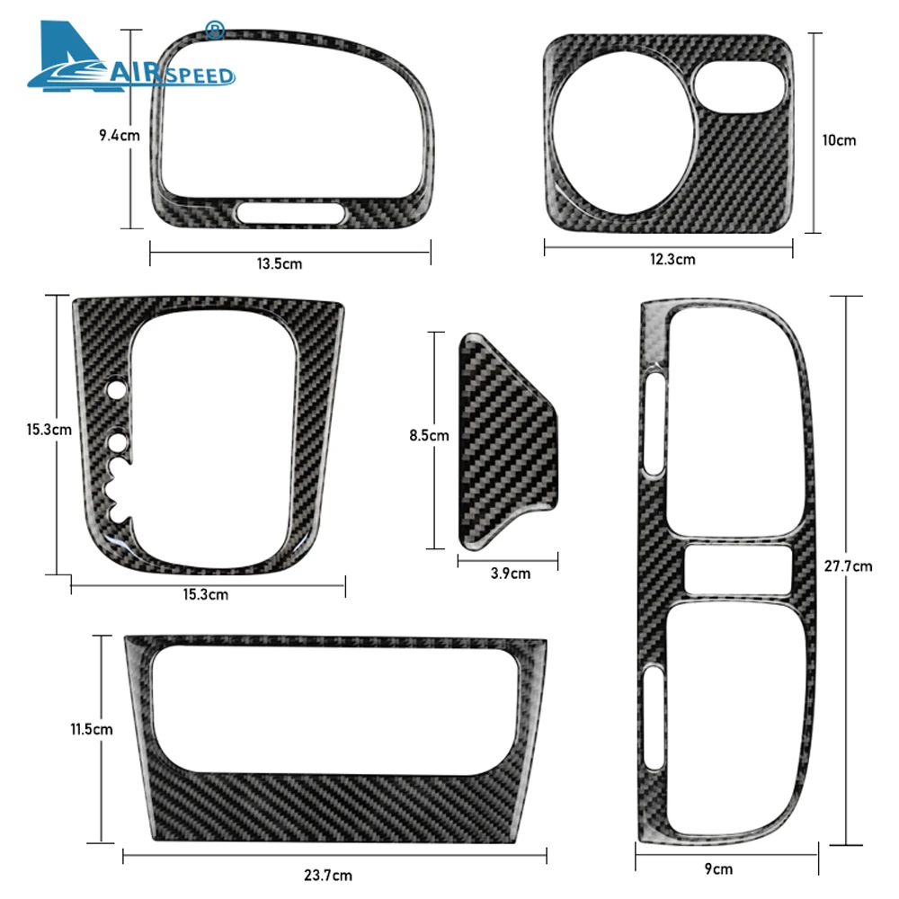 

AIRSPEED LHD RHD для Volkswagen VW Golf 6 GTI MK6 2008-2013 Аксессуары стикер из углеродного волокна Специальная отделка салона автомобиля Стайлинг
