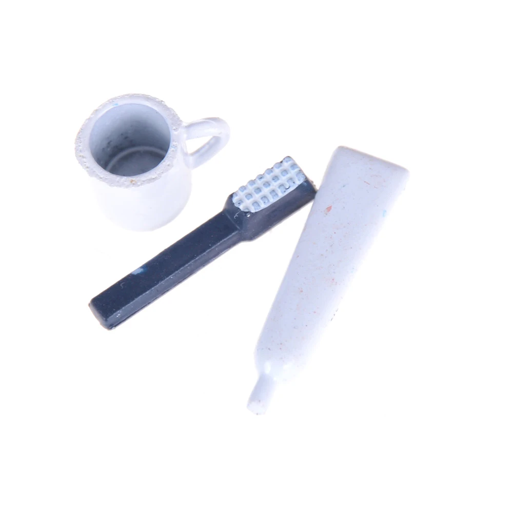Toothbrush with Toothpaste & Cup 1/12 Dollhouse 5