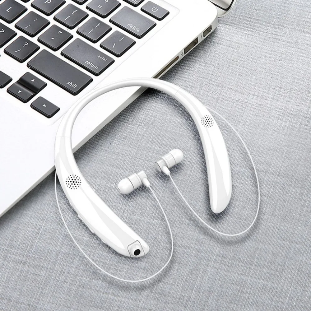 Магнитная Спортивная Bluetooth 4,1 Гарнитура USB магнитное зарядное устройство с креплением на шею Наушники отлично подходят для спортивных наушников