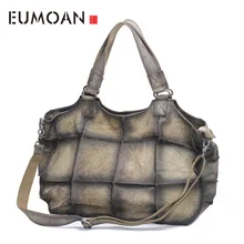 EUMOAN первый слой из кожи, ручная работа, для зрелых женщин, атмосферная сумка через плечо, сумка-мессенджер, Европа и Соединенные Штаты