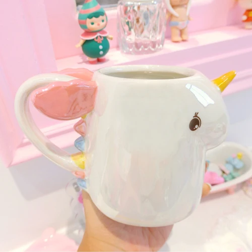 Розовое нижнее белье с принтом милые кружка для девочек креативный Керамика кружка индивидуальный с ручкой Caneca Personalizada завтрак сок кружки из нержавеющей стали MM60MKB - Цвет: B