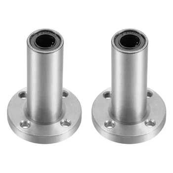 

Extra Long Round Flange Linear Ball Bearings, 8mm Bore Dia, 15mm OD, 45mm Length(LM8UU,Pack of 2)