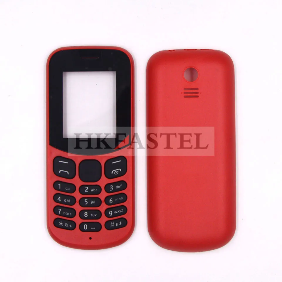 HKFASTEL высококачественный корпус клавиатуры для Nokia 130 Dual SIM Полный Мобильный телефон чехол с клавиатурой