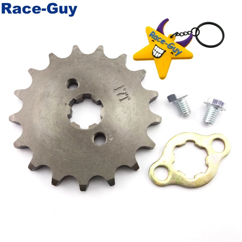428 17 зуб мм Звездочка с передней цепью для 50cc 70cc 90cc 110cc 125cc 140cc 150cc 160cc мотора Pit Trail