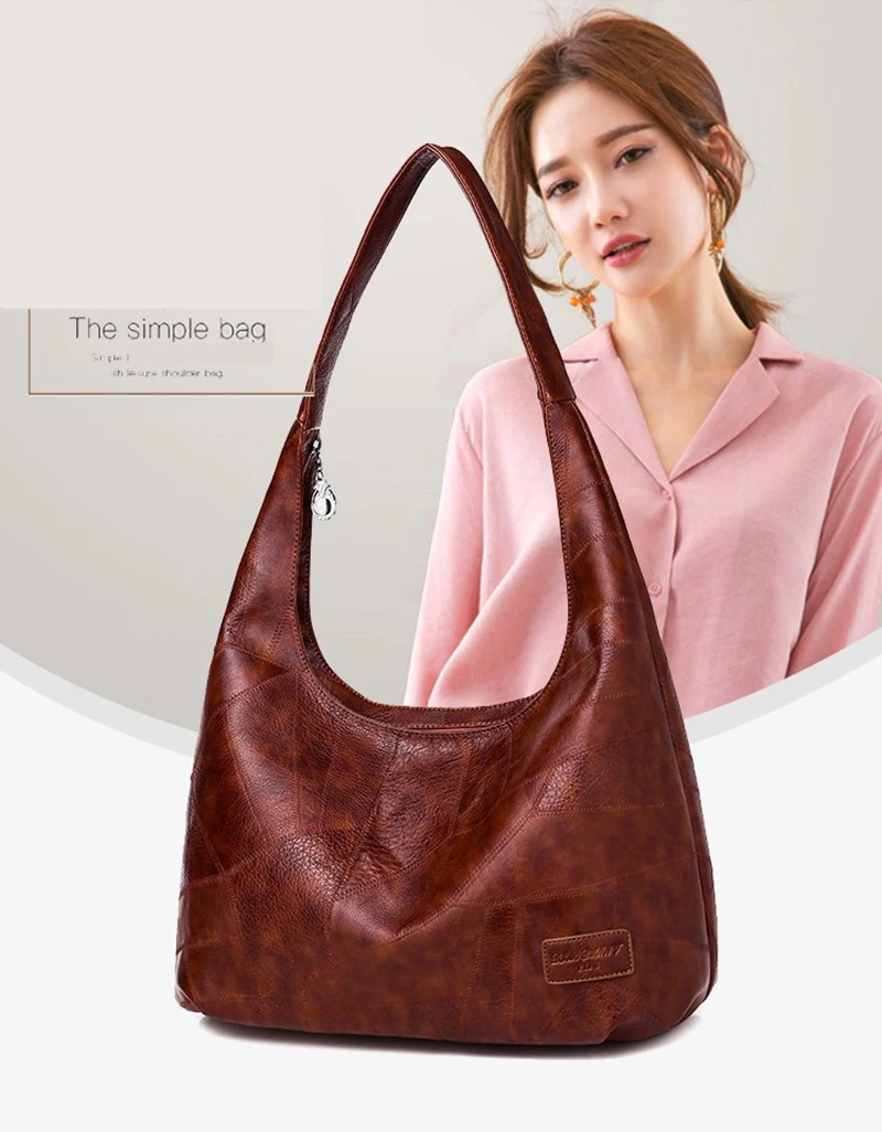 Винтаж коричневые женские Искусственная кожа сумочки роскошные дизайнерские сумки на плечо, высокое качество, брендовые сумки через плечо женские сумки для женщин bolso mujer