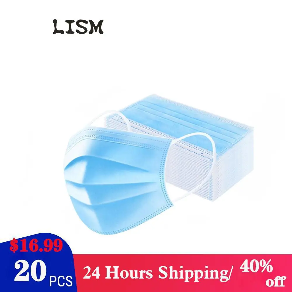 

20pcs DROPSHIPPING Disposable Anti dust mask mouth korean Face Mask