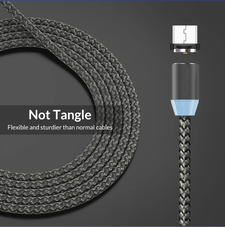 Магнитный USB кабель для быстрой зарядки IPhone 6 7 8 Plus|Кабели мобильных телефонов| |