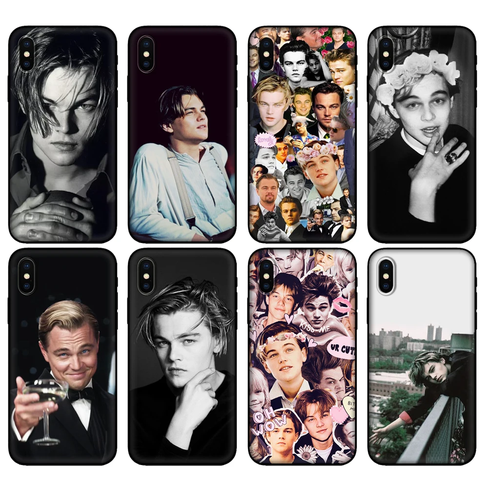 Custodia In Tpu Nero Per Samsung Galaxy S20 /S20 Plus/S20 Ultra/S20 + /S20Fe Back S 20 Fe + Cover Leonardo Dicaprio Young Cool