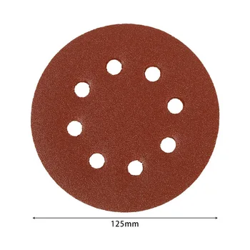 

40pcs Sanding Paper 125mm 5 Inch Pad Orbital Hook And Loop 60-240 grits