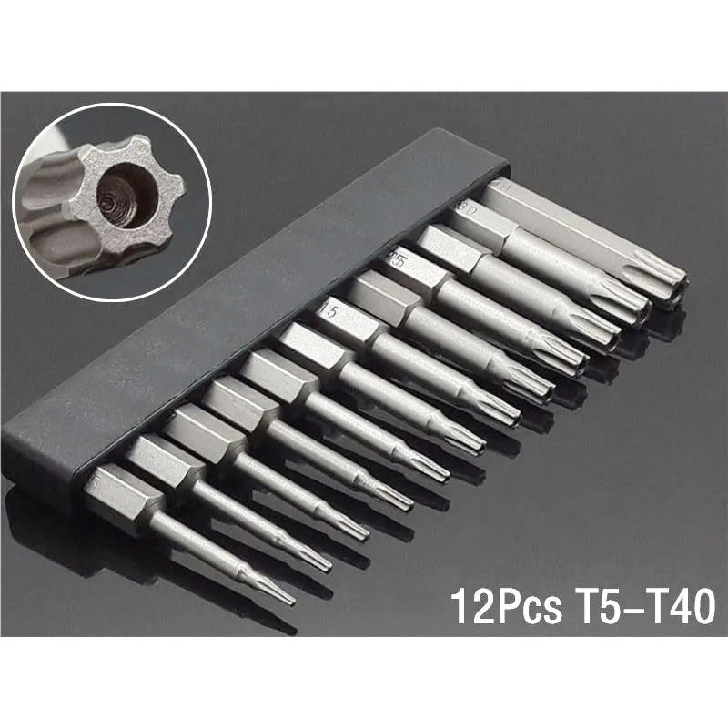 8pcs TORX SCREWDRIVER SECURITY TAMPER PROOF HOLE T5 T6 T7 T8 T9 T10 T15