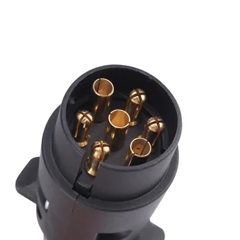 

ALLOMN Car Trailer Extension Cable Adaptor Durable Trailer Extension Lead Connector Resistant High Temperature Lead Connector