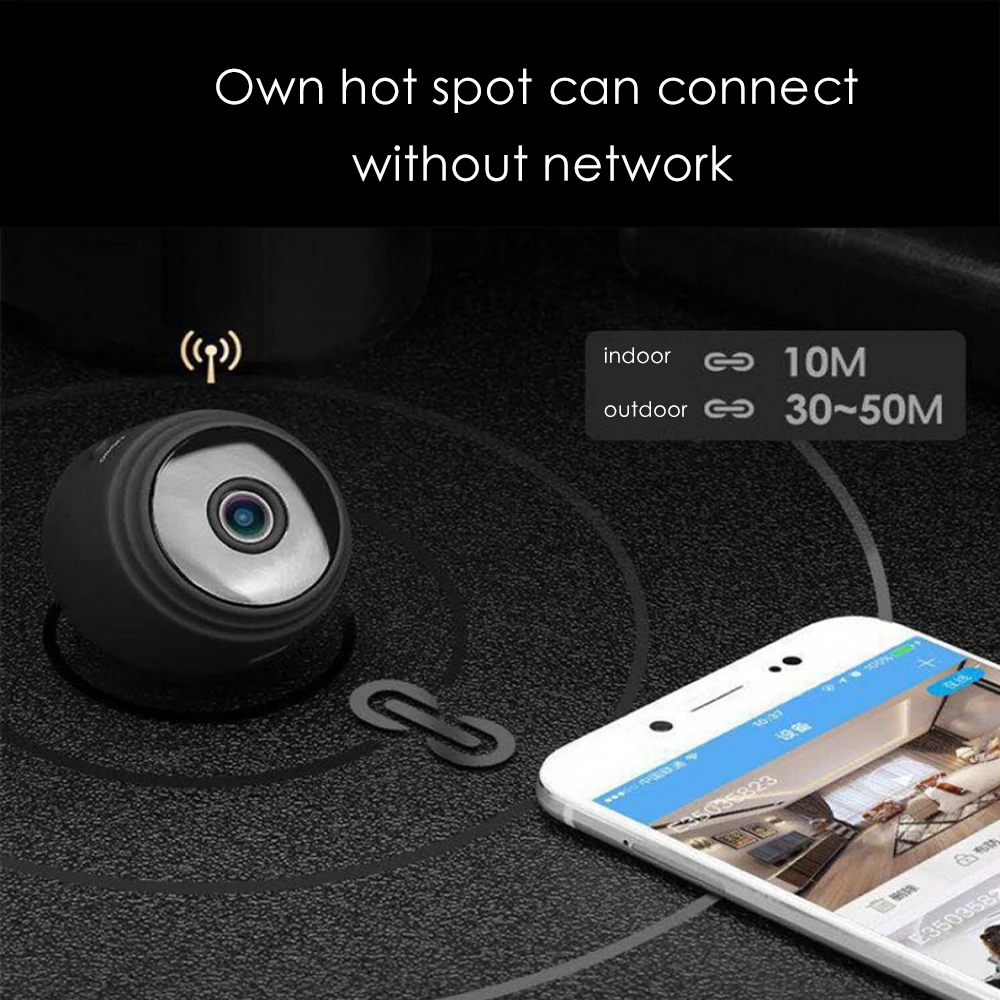 Мини-камера 2,4G 16GB 32GB карта памяти беспроводная Wifi 1080P HD камера ночного видения домашняя камера безопасности видеокамеры приложение удаленный монитор