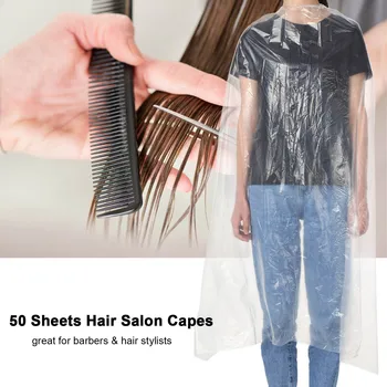 

50 Sheets Disposable Hair Salon Cape Hairdressing Cloth Hair Cutting Hairdressing Cape Barber Salon Capas Hairdresser Apron Wrap
