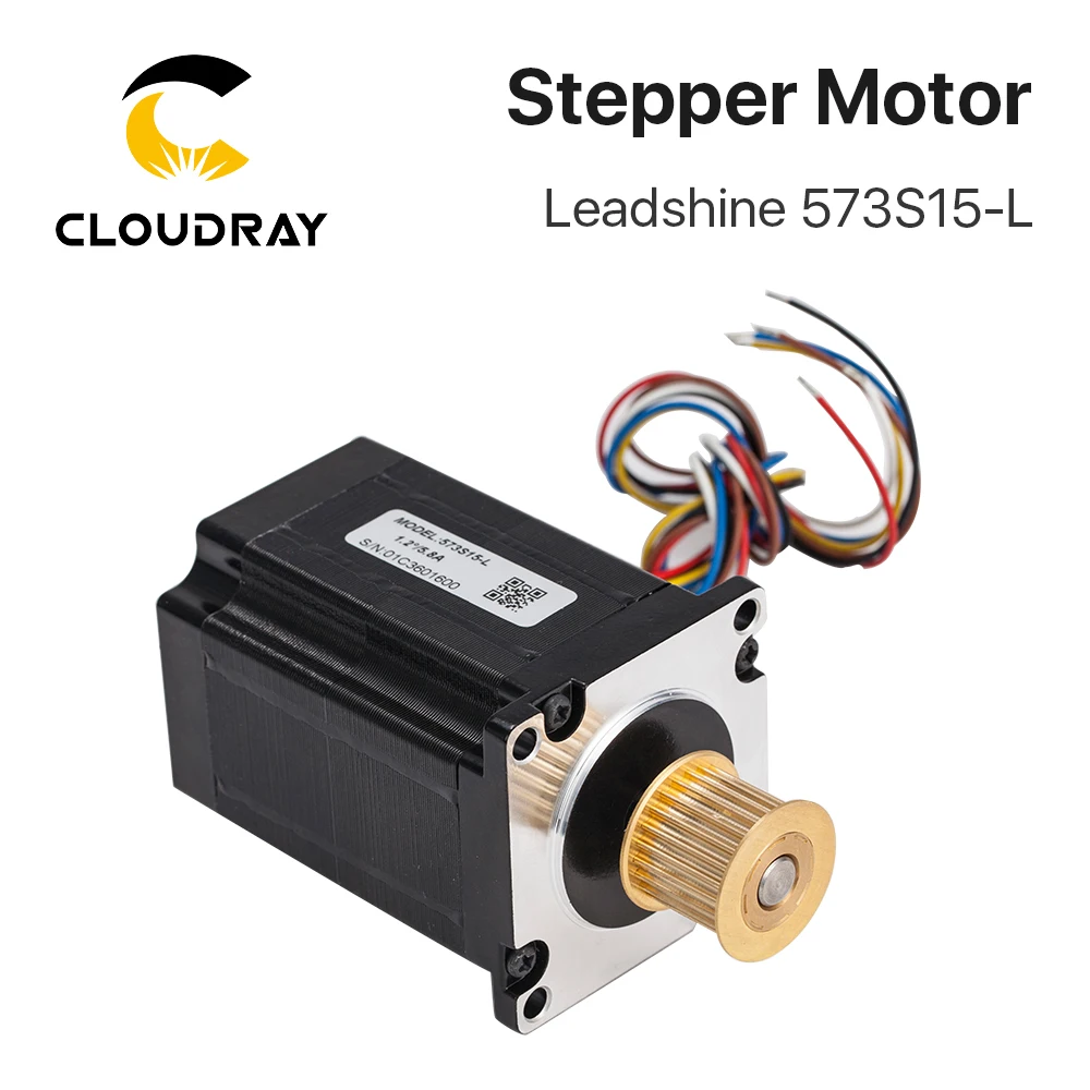 Leadshine Nema23 шаговый двигатель 57 мм 3 фазы 150Ncm 5A с редуктором (573S15 L)6 поводок для 3D