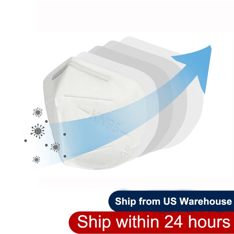

10pcs KN95 Masks Protective Safety Reusable Valved Face Mask Protection Face Mask FFP1 FFP2 Mouth Cover Filter Pm2.5 Dust Mask