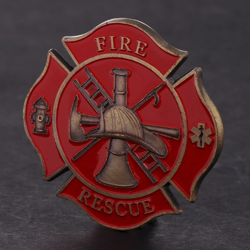 Commemorative Coin American Firefighting Mark Fire Collection Art Gifts Souvenir