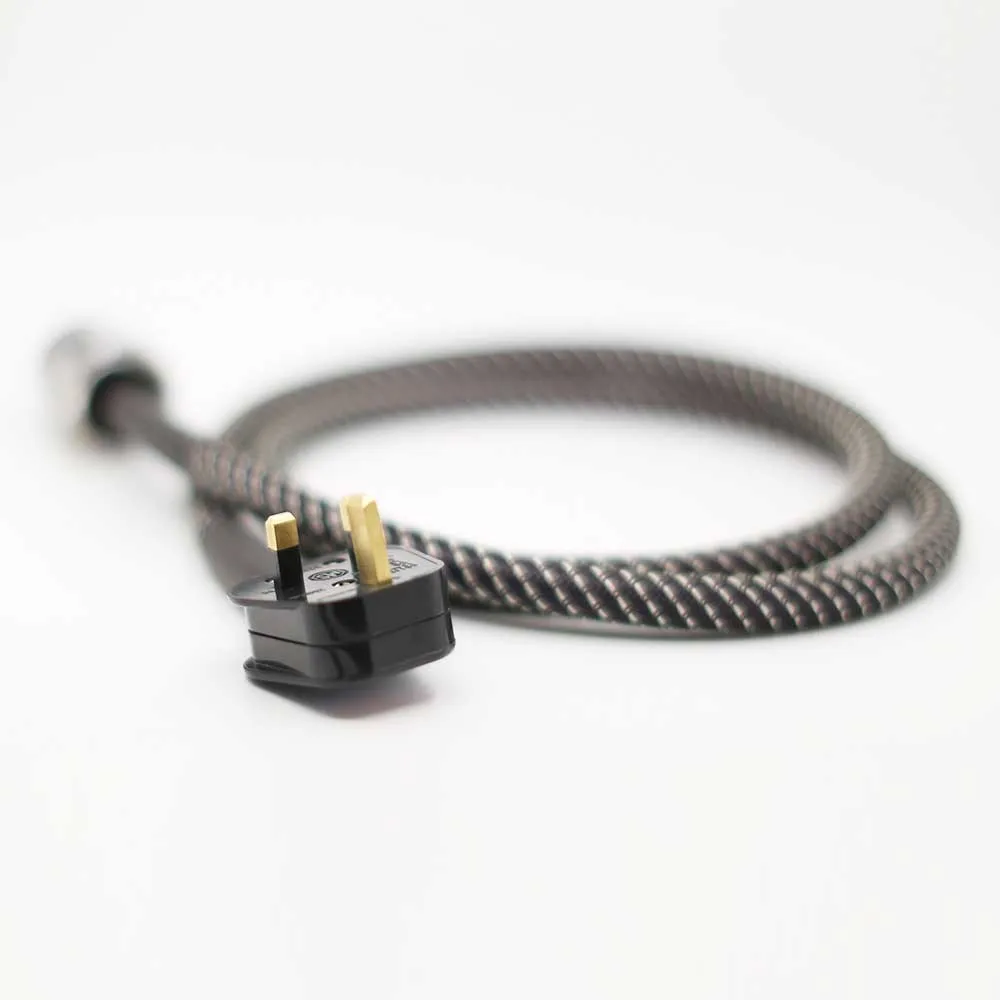

AC313 Hifi Audio OFC Power cable with Gold plated Schuko UK Power connector UK Plug power cable