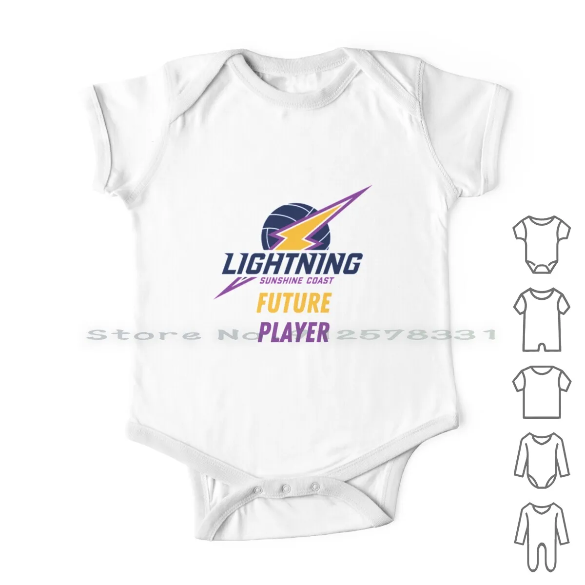 

Хлопковый комбинезон для новорожденных Sunshine Coast Lightning-Future Player