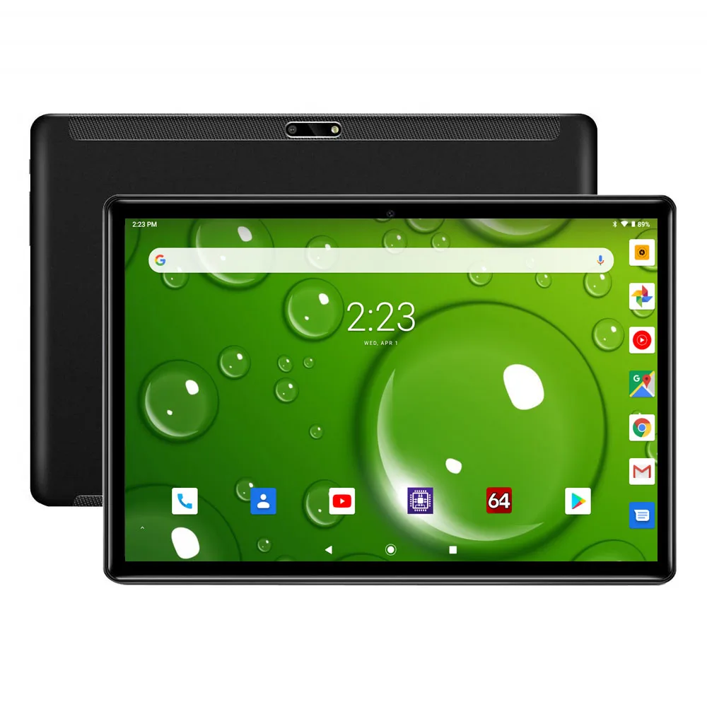 10 дюймовый планшет с поддержкой Youtube четырёхъядерный 32 ГБ ROM 3G Bluetooth Android 9 0 OS 2.5D