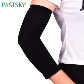 

1Pair Slimming Compression Arm Shaper Breathable Comfortable Arm Wrap Slimming Belt Protection Oversleeve for Upper Arms Legs