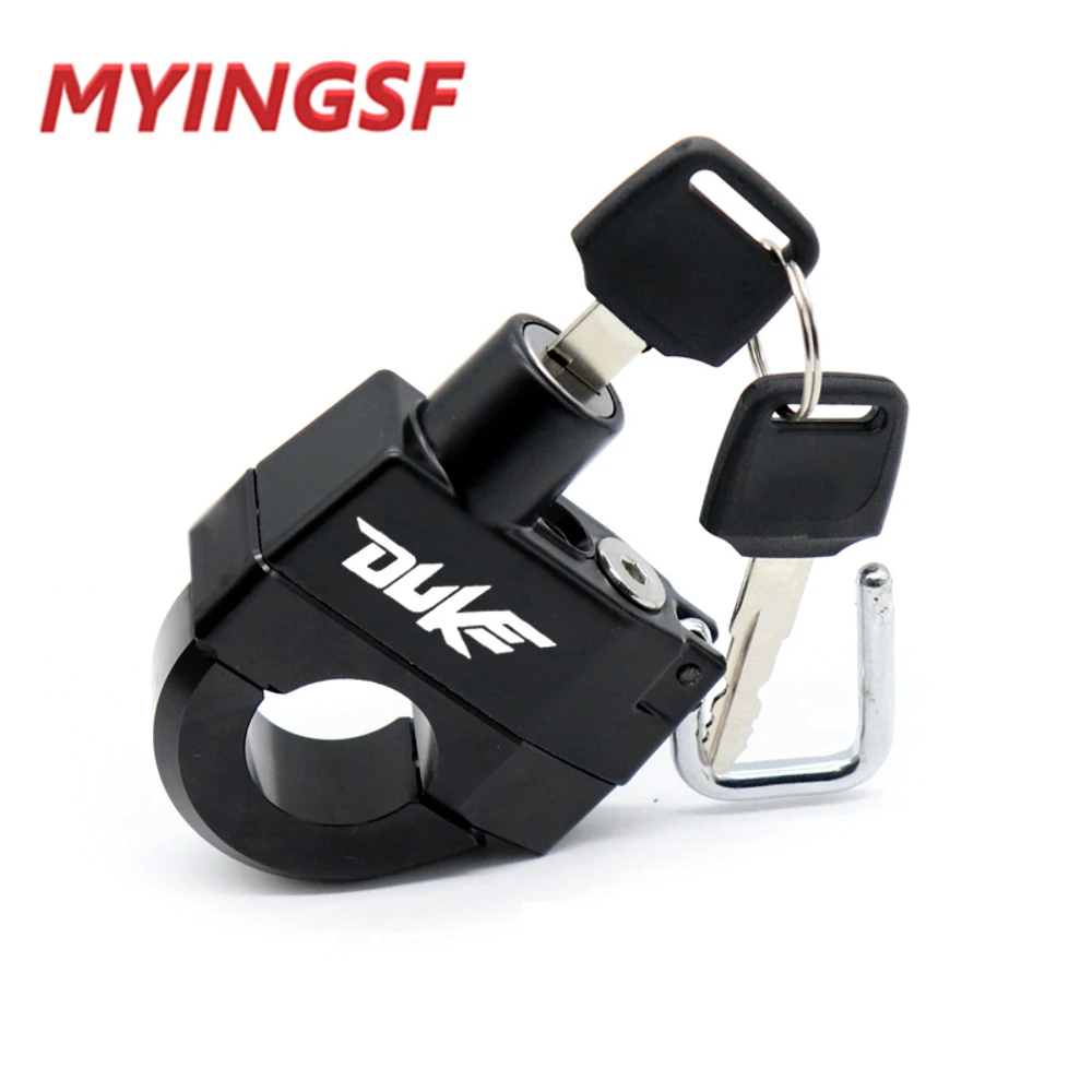 Motorcycle Accessories Anti-theft Helmet Lock Security For KTM DUKE DUKE390 DUKE125 DUKE250 DUKE200125 200 250 390 fktmp082bk motorcycle windshield for duke 125 for duke125 200 390 2013 2014