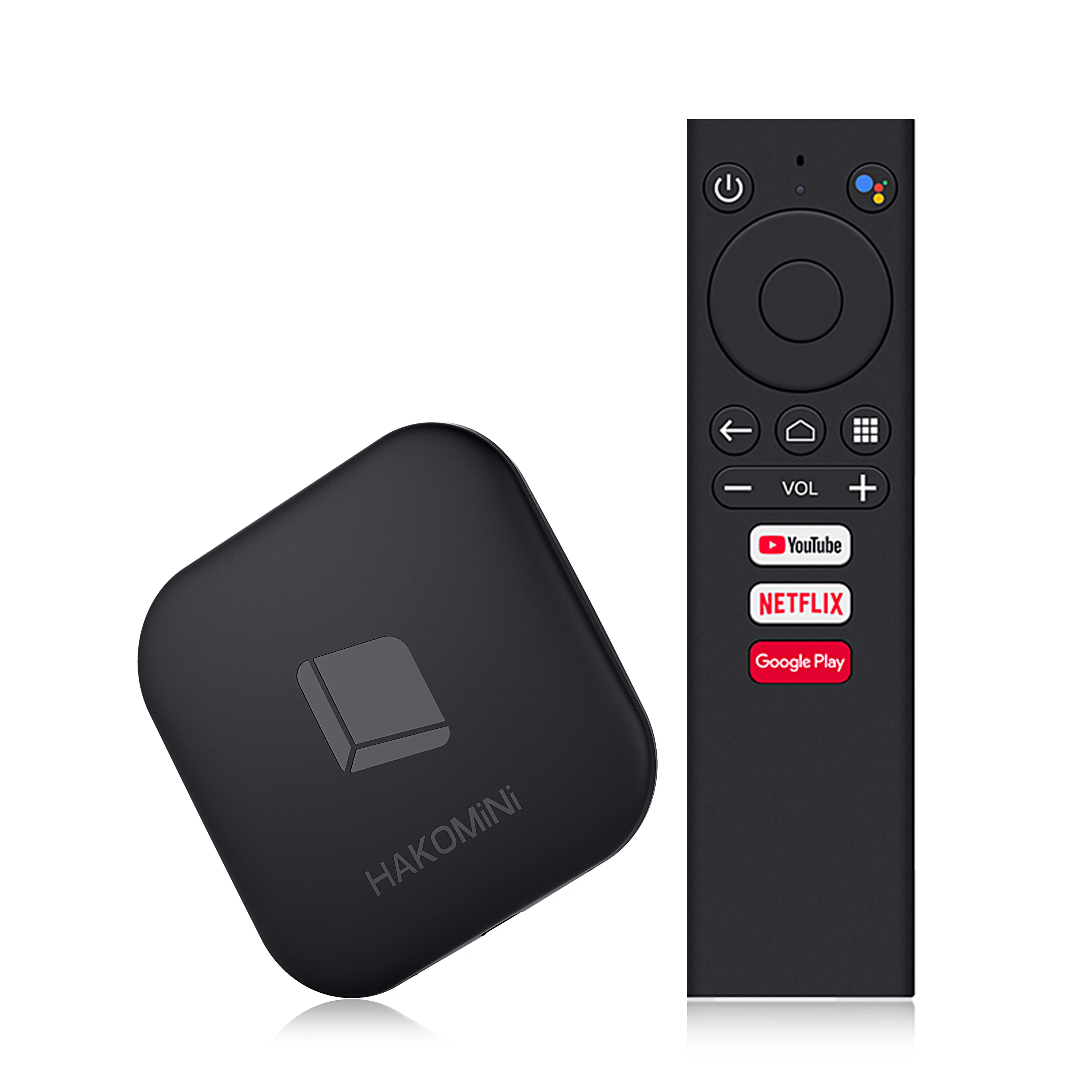 2022 Google HAKOMiNi Smart TV Box Hako Mini Amlogic S905Y2 2GB 8GB 1000M 4K Netflix Youtube Media Player Set Top Box topleo computer desktop mini pc advisement player dual lan 1000m fan heat sink gaming desktop computer mini pc win 11