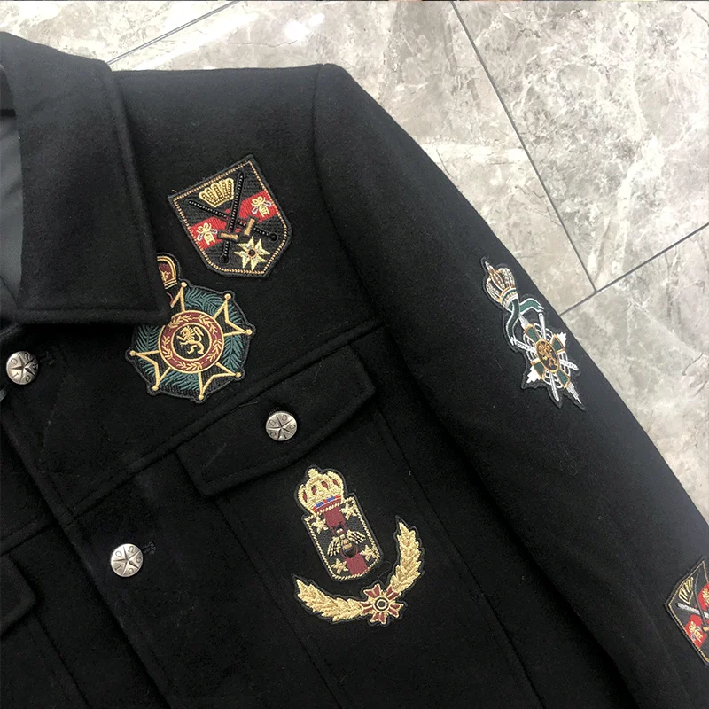 AH10343, модные мужские пальто и куртки,, Подиумные роскошные, известный бренд, Европейский дизайн, вечерние, Стильная мужская одежда